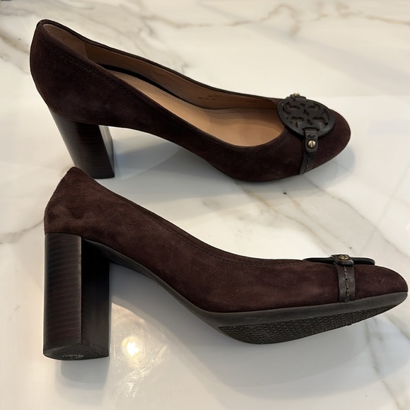 Tory Burch Heels Brown Suede - Picture 3 of 7